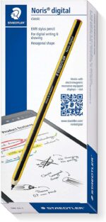 Staedtler Noris Digital Pacchetto matita digitale + 5 punte di ricambio - Superficie antiscivolo - Non necessita di ricarica