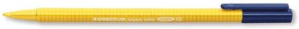 Staedtler Triplus Color 323 Pennarello a punta fine - Tratto 1 mm circa - Inchiostro a base d'acqua - Colore giallo