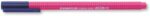 Staedtler Triplus Color 323 Pennarello a punta fine - Tratto circa 1 mm - Inchiostro a base d'acqua - Colore magenta - immagine 2