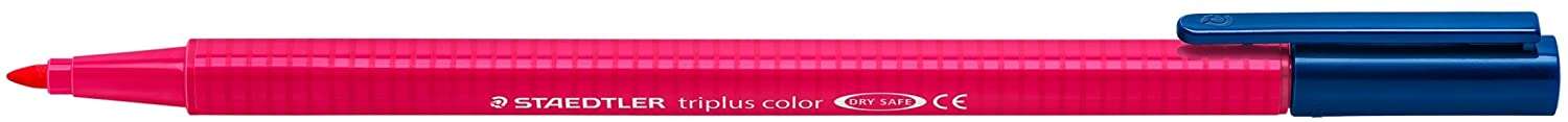 Staedtler Triplus Color 323 Pennarello a punta fine - Tratto circa 1 mm - Inchiostro a base d'acqua - Colore rosso bordeaux