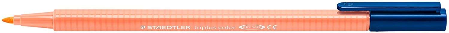 Staedtler Triplus Color 323 Pennarello a punta fine - Tratto circa 1 mm - Inchiostro a base d'acqua - Colore salmone