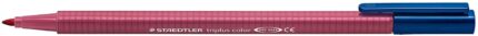 Staedtler Triplus Color 323 Pennarello a punta fine - Tratto 1 mm Aprox - Inchiostro a base d'acqua - Colore malva