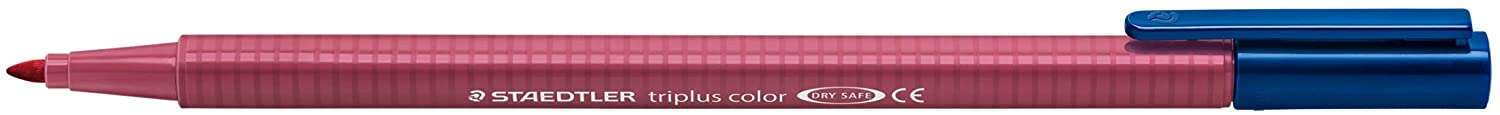 Staedtler Triplus Color 323 Pennarello a punta fine - Tratto 1 mm Aprox - Inchiostro a base d'acqua - Colore malva Staedtler Triplus Color 323 Pennarello a punta fine - Tratto 1 mm Aprox - Inchiostro a base d'acqua - Colore malva