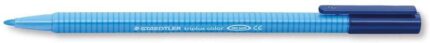 Staedtler Triplus Color 323 Pennarello a punta fine - Tratto circa 1 mm - Inchiostro a base d'acqua - Colore azzurro