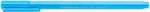 Staedtler Triplus Color 323 Pennarello a punta fine - Tratto circa 1 mm - Inchiostro a base d'acqua - Colore blu neon - immagine 2