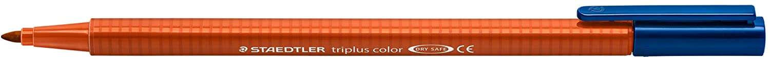 Staedtler Triplus Color 323 Pennarello a punta fine - Tratto di circa 1 mm - Inchiostro a base d'acqua - Colore Arancione Kalahari