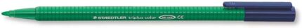 Staedtler Triplus Color 323 Pennarello a punta fine - Larghezza tratto circa 1 mm - Inchiostro a base d'acqua - Colore verde