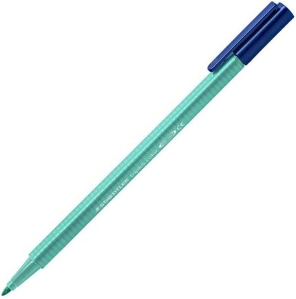Staedtler Triplus Color 323 Pennarello a punta fine - Tratto circa 1 mm - Inchiostro a base d'acqua - Colore verde smeraldo