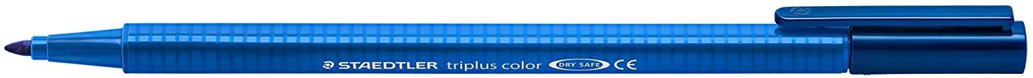 Staedtler Triplus Color 323 Pennarello a punta fine - Tratto circa 1 mm - Inchiostro a base d'acqua - Blu Delft