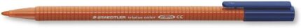 Staedtler Triplus Color 323 Pennarello a punta fine - Tratto circa 1 mm - Inchiostro a base d'acqua - Colore terra di Siena bruciata