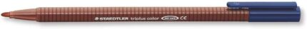 Staedtler Triplus Color 323 Pennarello a punta fine - Tratto 1 mm circa - Inchiostro a base d'acqua - Colore Marrone Van Dyck