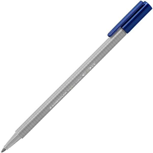 Staedtler Triplus Color 323 Pennarello a punta fine - Tratto 1 mm circa - Inchiostro a base d'acqua - Colore Grigio chiaro