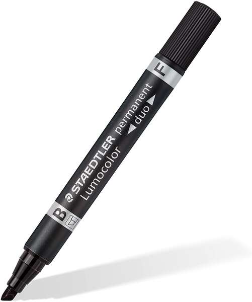 Staedtler Lumocolor 348 Pennarello indelebile a doppia punta F da 0