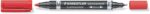 Staedtler Lumocolor 348 Confezione da 4 pennarelli permanenti a doppia punta - Asciugatura rapida - Colori assortiti - immagine 2