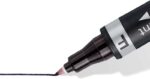 Staedtler Lumocolor 348 Pennarello permanente a doppia punta M e F - Asciugatura rapida - Colore nero - immagine 3