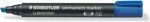 Staedtler Lumocolor 350 Pennarello permanente - Punta smussata 2-5 mm circa - Inchiostro a base alcolica - Asciugatura rapida - Colore blu - immagine 2