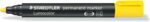 Staedtler Lumocolor 352 Pennarello indelebile - Punta tonda - Larghezza tratto circa 2 mm - Cappuccio con clip - Asciugatura rapida - Colore giallo - immagine 2