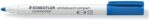 Staedtler Lumocolor 341 Pennarello per lavagna bianca - Punta smussata 1 - 2 mm circa - Asciugatura rapida - Colore blu
