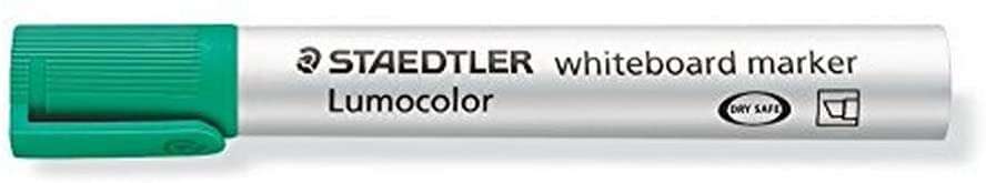 Staedtler Lumocolor 351 Pennarello per lavagna bianca - Punta smussata 2 - 5 mm circa - Asciugatura rapida - Colore verde