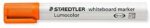 Staedtler Lumocolor 351 Pennarello per lavagna bianca - Punta tonda - Tratto 2 mm - Cappuccio con clip - Colore arancione