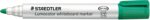 Staedtler Lumocolor 351 Pennarello per lavagna bianca - Punta tonda - Tratto 2 mm - Cappuccio con clip - Colore verde