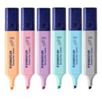 Staedtler Textsurfer Classic 364 Confezione da 6 evidenziatori fluorescenti - Asciugatura rapida - Tratto 1 - 5 mm circa - Colori pastello assortiti - immagine 4