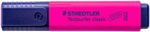 Staedtler Textsurfer Classic 364 Pennarello fluorescente - Punta smussata 1 - 5 mm circa - Asciugatura rapida - Colore magenta