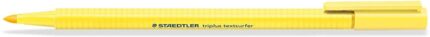 Staedtler Triplus Textsurfer 362 Pennarello fluorescente - Punta smussata 1 - 5 mm circa - Inchiostro a base d'acqua - Colore giallo chiaro