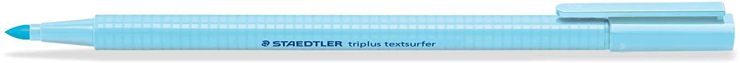 Staedtler Triplus Textsurfer 362 Pennarello fluorescente - Tratto da 1 a 4 mm circa - Inchiostro a base d'acqua - Colore blu cielo
