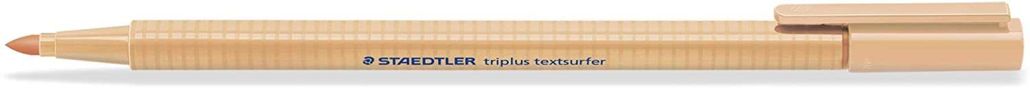 Staedtler Triplus Textsurfer 362 Pennarello fluorescente - Larghezza tratto da 1 a 4 mm circa - Inchiostro a base d'acqua - Colore Sabbia