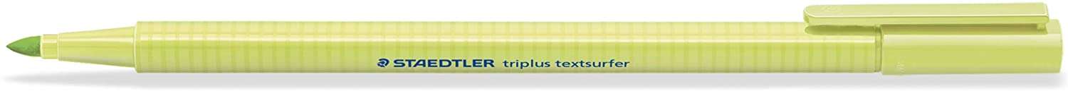 Staedtler Triplus Textsurfer 362 Pennarello fluorescente - Larghezza tratto da 1 a 4 mm circa - Inchiostro a base d'acqua - Colore verde lime