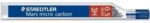 Staedtler Mars Micro Carbon 250 Tubo da 12 mine di grafite - Durezza 3H - Tratto 0