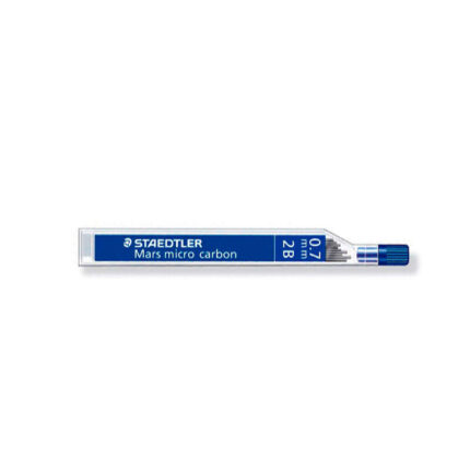 Staedtler Mars Micro Carbon 250 Tubo da 12 mine di grafite - Durezza 2B - Tratto 0