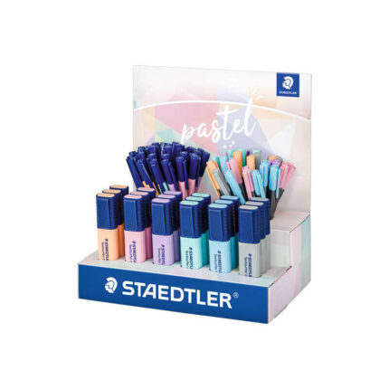 Staedtler Espositore con 78 pennarelli Pastel - Modelli Textsurfer Classic