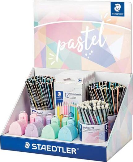 Espositore Staedtler con 182 pezzi assortiti - Modelli Matite Noris 118