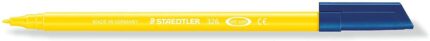 Staedtler Noris 326 Pennarello a punta fine - Tratto 1 mm circa - Inchiostro a base d'acqua - Colore giallo