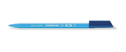 Staedtler Noris 326 Pennarello a punta fine - Tratto circa 1 mm - Inchiostro a base d'acqua - Colore azzurro