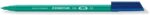 Staedtler Noris 326 Pennarello a punta fine - Tratto circa 1 mm - Inchiostro a base d'acqua - Colore verde