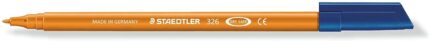 Staedtler Noris 326 Pennarello a punta fine - Tratto circa 1 mm - Inchiostro a base d'acqua - Colore marrone