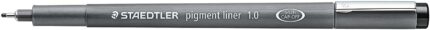 Staedtler Pigment Liner 308 Pennarello calibrato - Tratto 1 mm - Asciugatura rapida - Colore nero