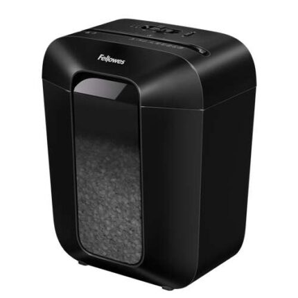 Fellowes LX41 Distruggidocumenti manuale a taglio fine P-4 - Distrugge fino a 11 fogli - Cestino da 17 L - Colore nero