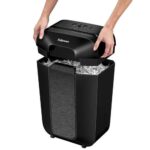 Fellowes LX70 Distruggidocumenti manuale 18L - Distrugge fino a 11 fogli - Particelle da 4x40 mm - Livello di sicurezza DIN P-4 - Blocco di sicurezza - Colore nero - immagine 5