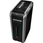 Fellowes 125i Distruggidocumenti manuale a strisce - Distrugge fino a 18 fogli - Cestino da 53 litri - Colore nero/argento - immagine 2