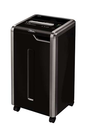 Fellowes 325i Distruggidocumenti manuale a strisce P-2 - Distrugge fino a 26 fogli - Cestino da 83 L - Colore nero