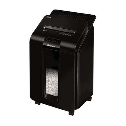 Fellowes AutoMax 100M Distruggidocumenti automatico a taglio mini P-4 - Alimentazione automatica 100 fogli