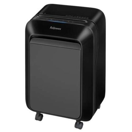 Fellowes LX210 Distruggidocumenti manuale a taglio mini P-4 - Distrugge fino a 16 fogli - Capacità del cestino 23 L - Colore nero