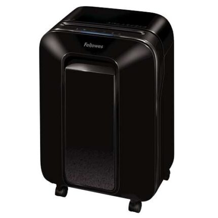 Fellowes LX201 Distruggidocumenti manuale a microtaglio P-5 - Distrugge fino a 12 fogli alla volta - Capacità del cestino 22 L - Colore nero