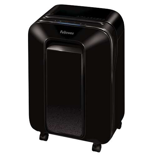Fellowes LX201 Distruggidocumenti manuale a microtaglio P-5 - Distrugge fino a 12 fogli alla volta - Capacità del cestino 22 L - Colore nero