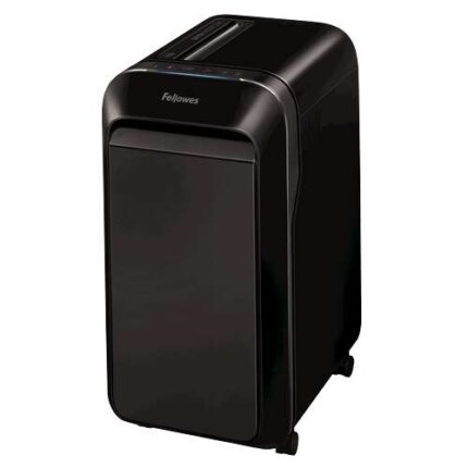 Fellowes LX221 Distruggidocumenti manuale a microtaglio P-5 - Distrugge fino a 20 fogli - Cestino da 30 L - Colore nero