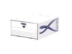 Fellowes Bankers Box Basic Confezione da 5 cassetti per archiviazione - Cartone riciclato Certificazione FSC - immagine 2